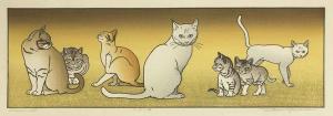 Seven Cats by Tsukasa Yoshida