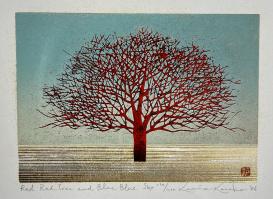 Red Red Tree and Blue Blue Sky by Kunio Kaneko