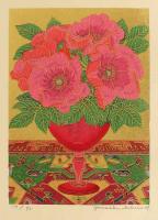 Rugosa Rose (Red) by Yowsaku Sekino