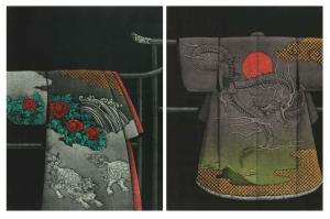 Kimono-Shishi & Ryu (Diptych) by Katsunori Hamanishi