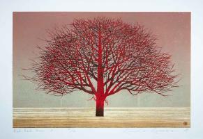 Red Red Tree 3 by Kunio Kaneko