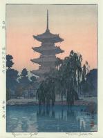 Pagoda in Kyoto by Toshi Yoshida