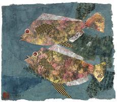 2 Fishes - Original by Karyn Young