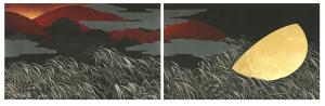 Silence Work No.12 (Diptych) by Katsunori Hamanishi