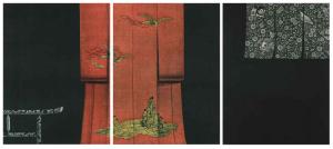 Kimono-Celebration (Triptych) by Katsunori Hamanishi