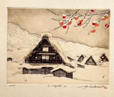 Winter in Shirakawa Village-2 by Hiroto Norikane