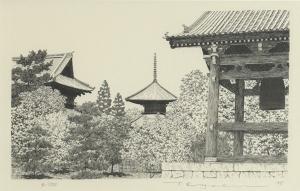 Kyoto No. 24 SEIRYOJI Temple (Framed) by Ryohei Tanaka