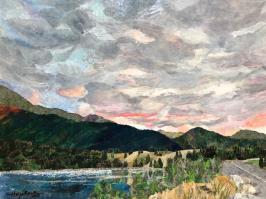 Vicki's Vacation at Wallowa Lake by Janet Hayakawa